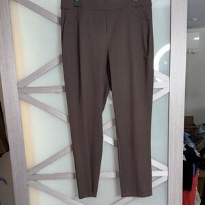 Chico's Dark Brown Slip On Trousers